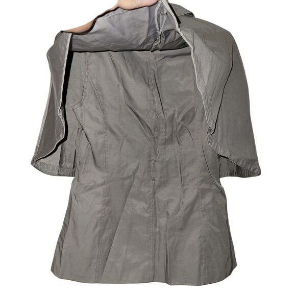 Betsey Johnson Gray Cape Lightweight Tailored - Picture 5 of 7